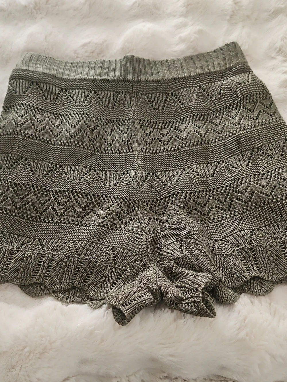 NWT Crochet Short Set